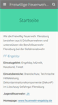 Mobile Screenshot of ff-flensburg.de